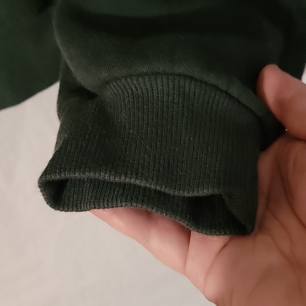 Hoodie H&M Divided Unisex Dark Green Size Large - Picture 7 of 7